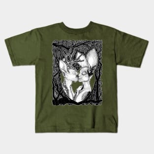 Satyr and Rabbit Kids T-Shirt